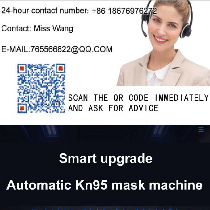 maschera ad alta velocità kn95 che rende a macchina maschera globale Warrantykn95 che rende a macchina 80-100pcs/min automatico