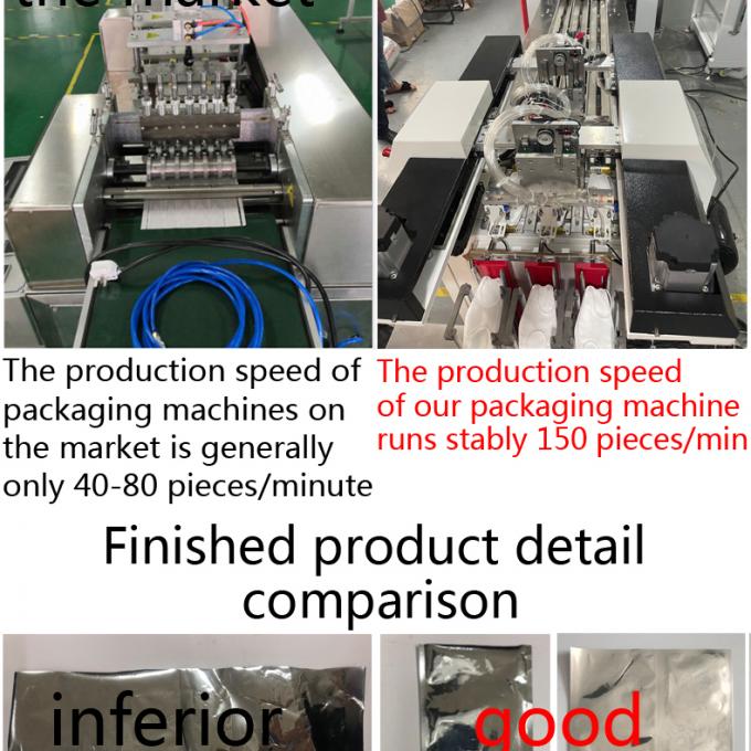 La superficie laterale di Aoto quattro può essere fabbricazione d'imballaggio su misura della maschera della macchina del pacchetto di Dession