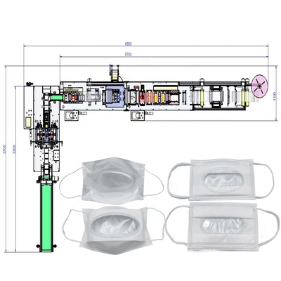 ultrasonic machine for mask 1+1 mask machine for lip language plane face mask machine equipment